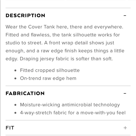 Alo Cover Tank XS - Picture 15 of 16